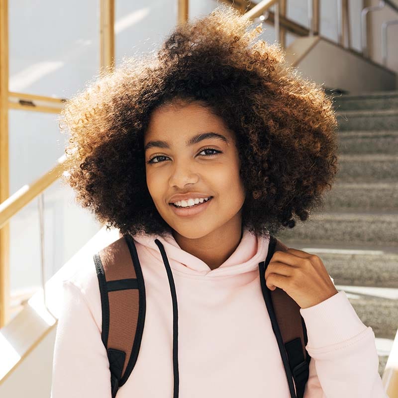 Home 13 portrait of a beautiful girl standing in high scho 5FKLR6M